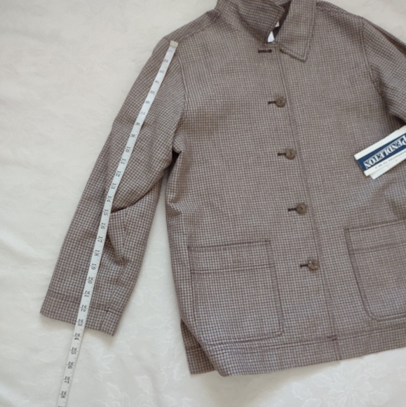 New 🎀 Pendleton 2 piece Set suit linen silk maxi skirt + long jacket - Picture 5 of 12